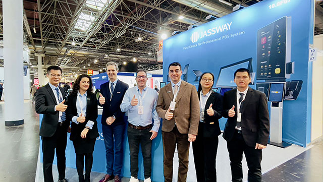 JASSWAY Receives Warm Reception for Latest POS Systems at EuroCIS 2024