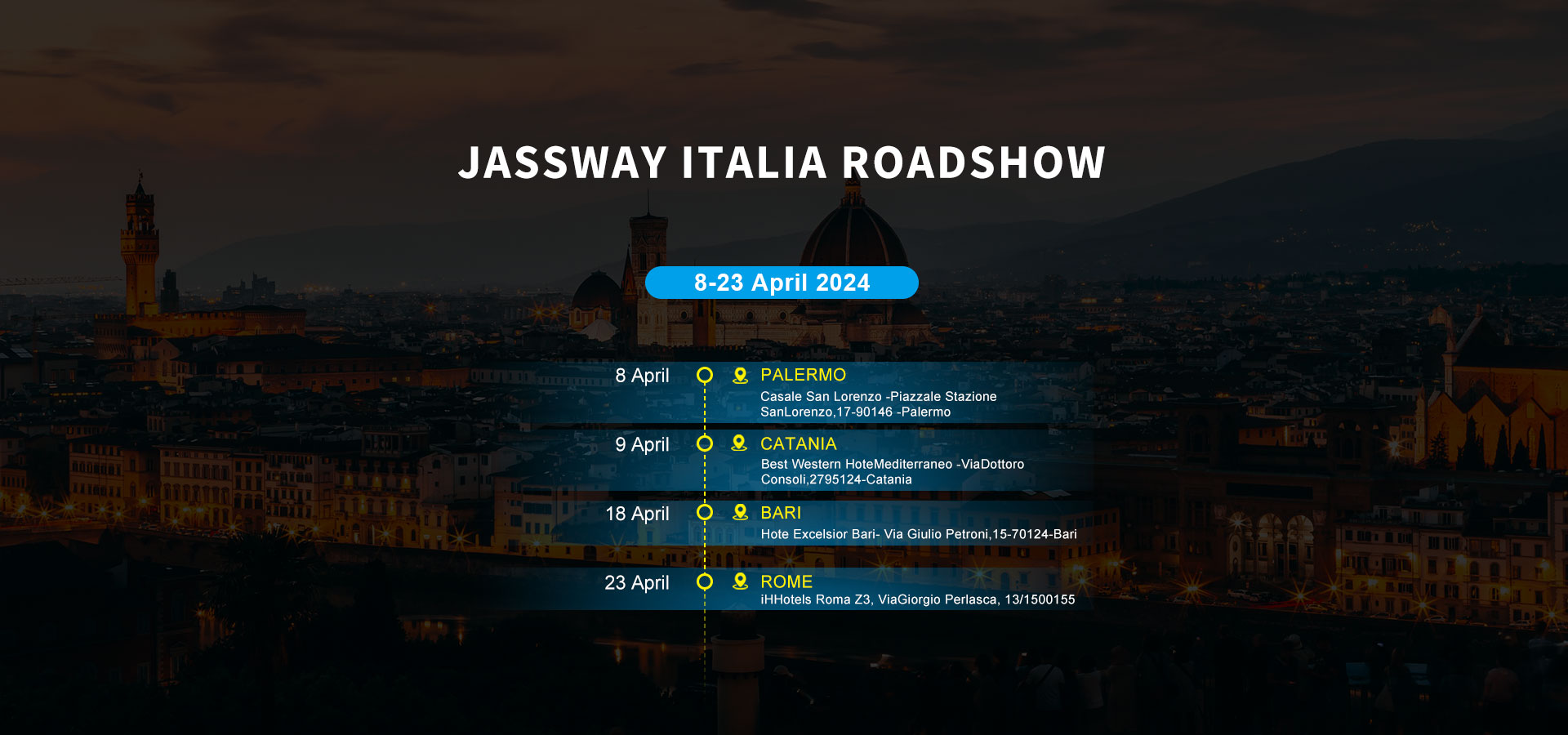 Jassway Roadshow in Italy 2024