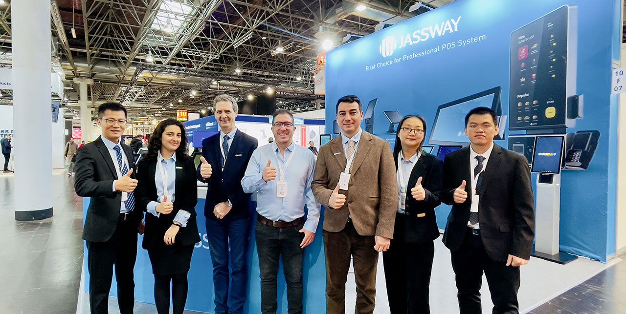 JASSWAY Receives Warm Reception for Latest POS Systems at EuroCIS 2024