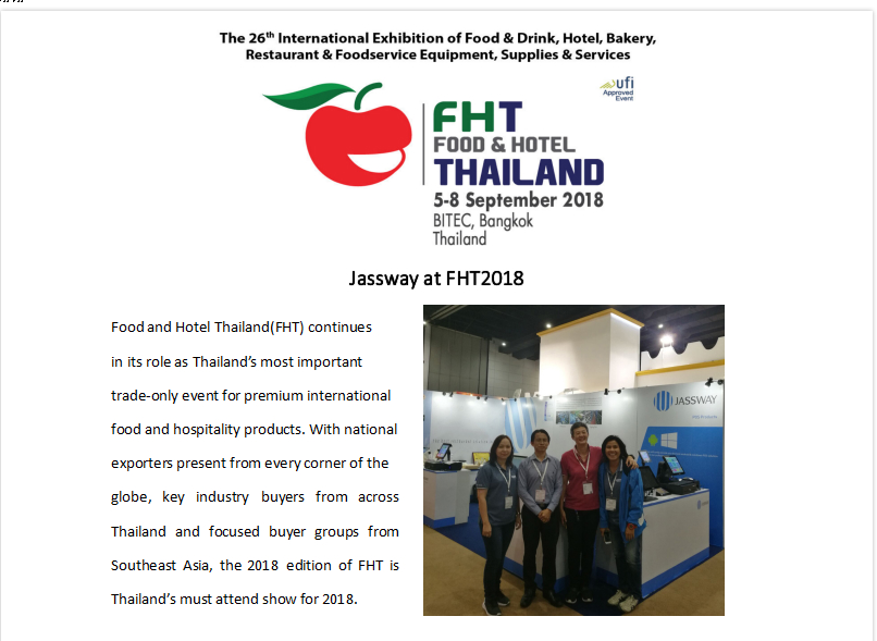 Jassway at FHT 2018